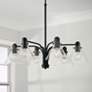 1_Capital Lighting Greer 6 Light Chandelier Matte Black