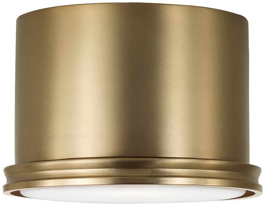 Image 2 Capital Lighting Griffin 1 Light Flush 8.75" Aged Brass