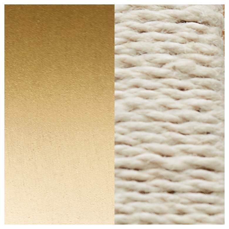 Image 7 Capital Lighting Hala 3 Light Dual Mount Pendant Bleached Natural Jute more views