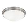 2_Capital Lighting Hansen 14" White and Nickel 3-Light Ceiling Light more views