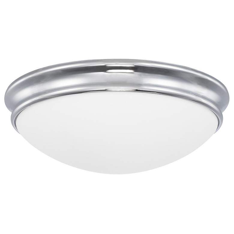 Image 1 Capital Lighting Hansen 2 Light Flush Mount Chrome