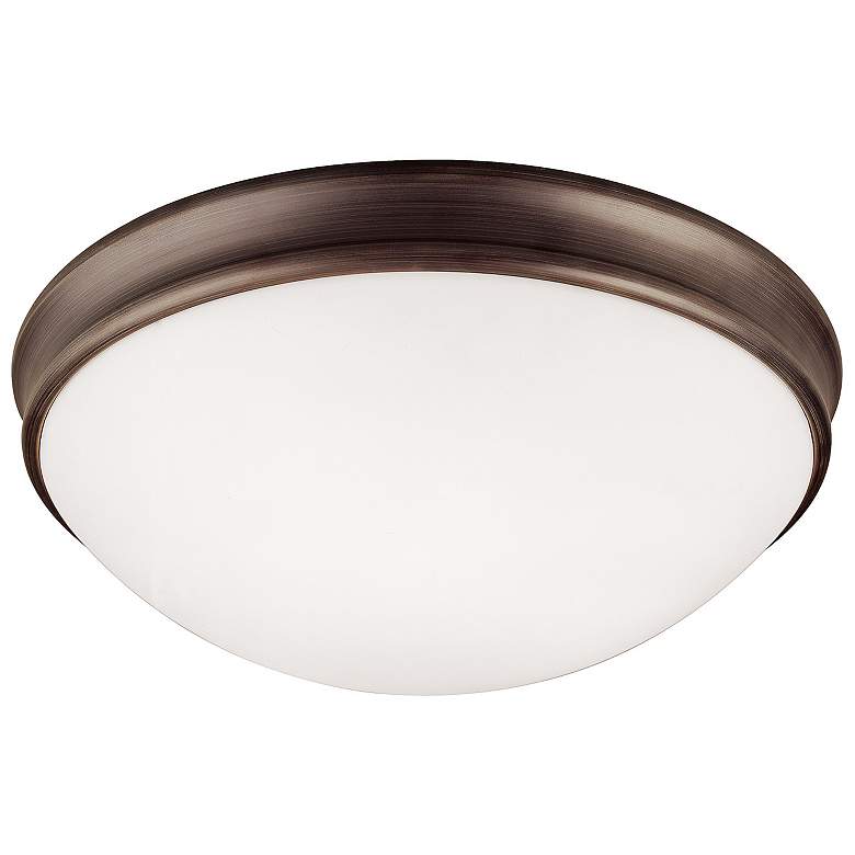 Image 1 Capital Lighting Hansen 2 Light Flush Mount Oil Rubbed Bronze