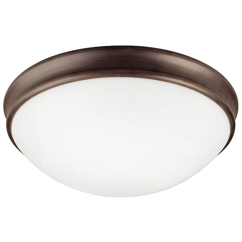 Image 1 Capital Lighting Hansen 3 Light Flush Mount Oil Rubbed Bronze