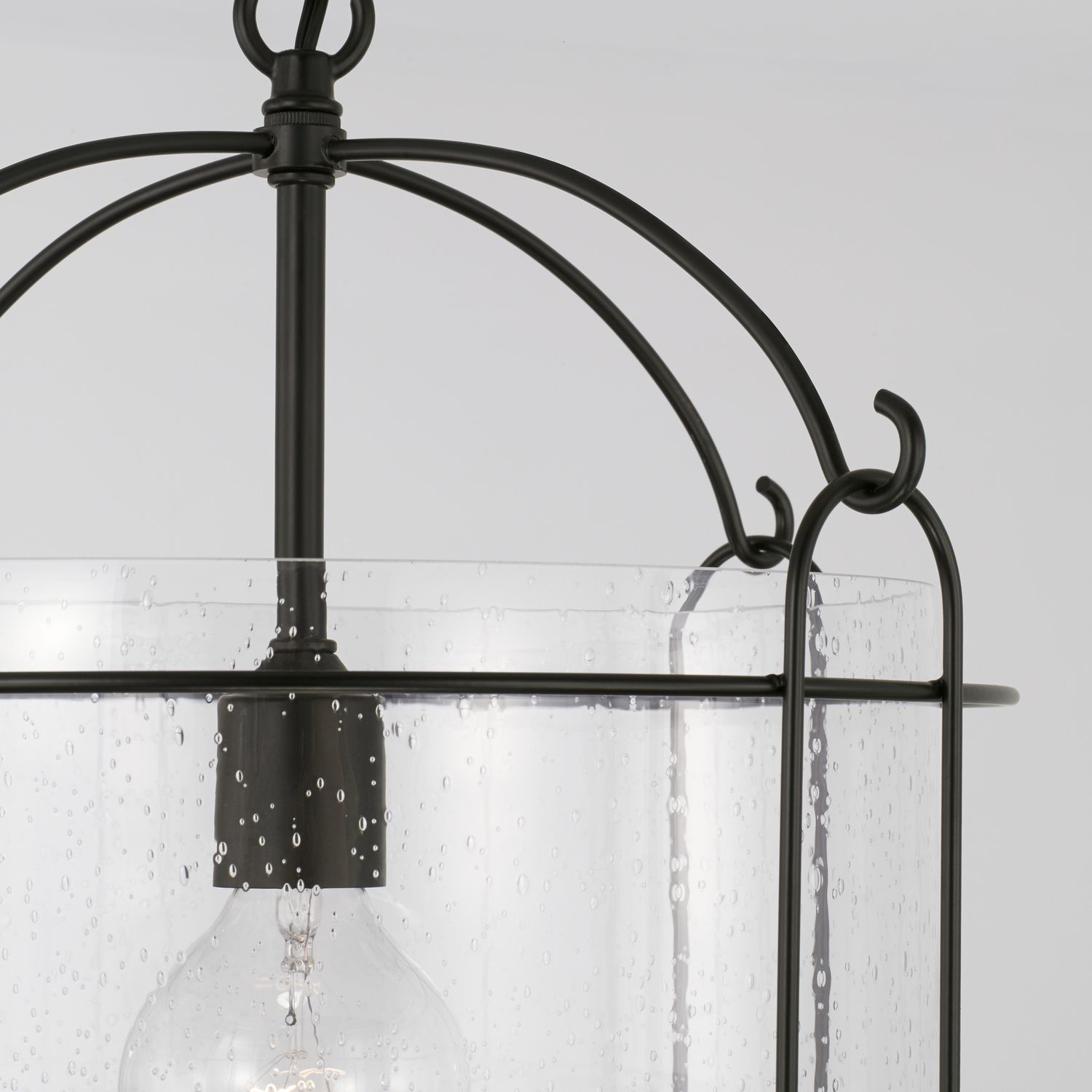 Image 3 Capital Lighting Harmon 1 Light Pendant 14.25" Matte Black more views
