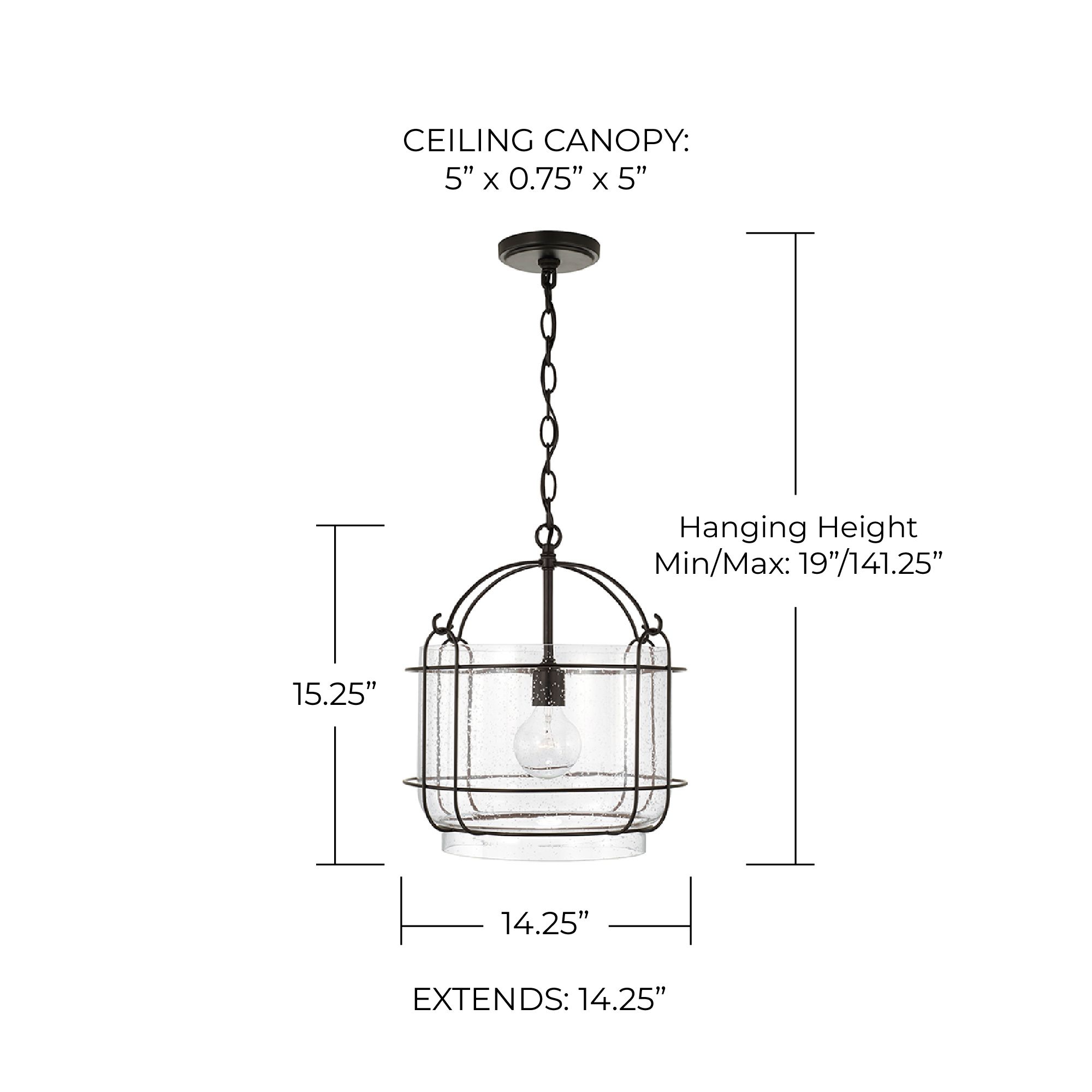 Image 5 Capital Lighting Harmon 1 Light Pendant Matte Black more views