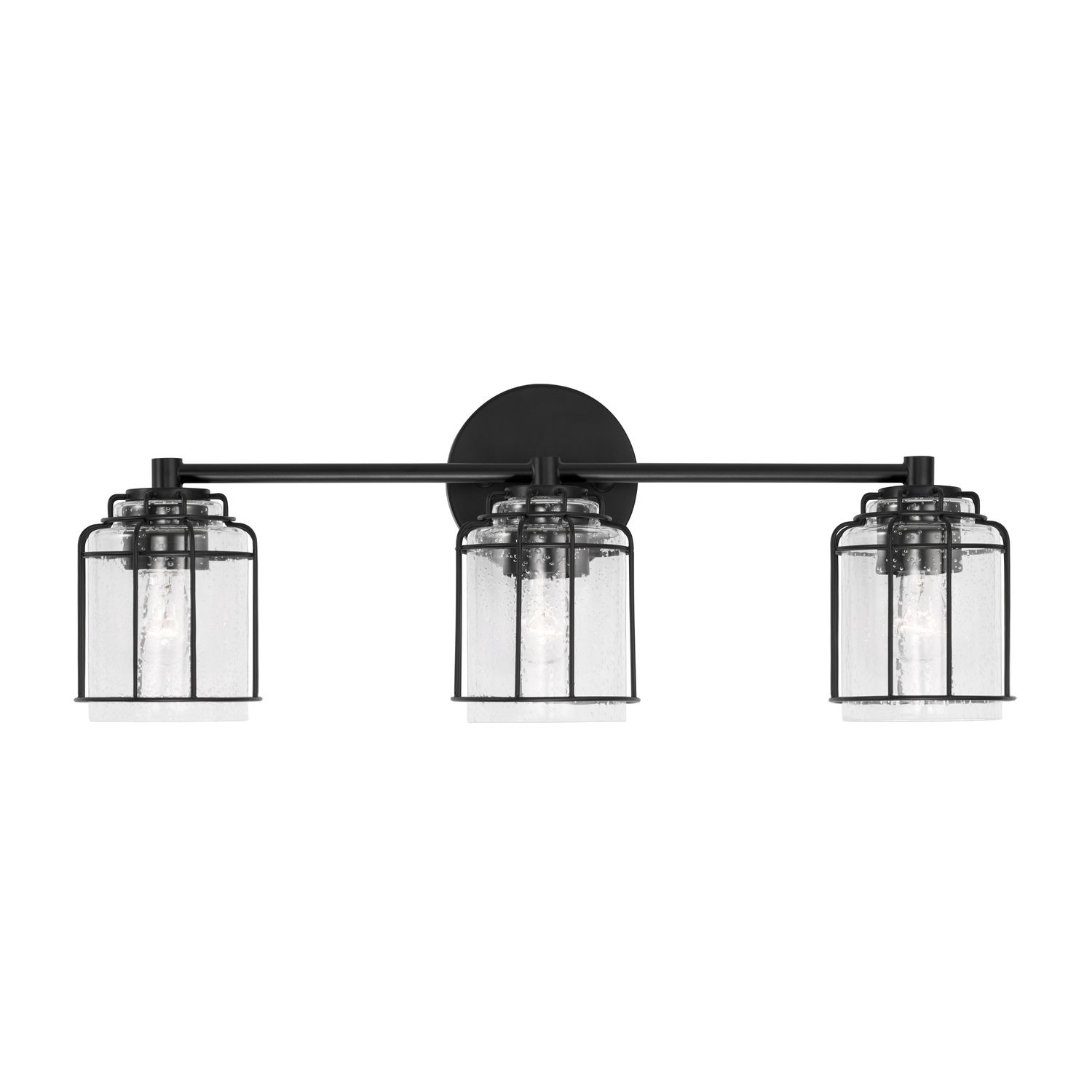 Image 4 Capital Lighting Harmon 3 Light Vanity 24" Matte Black more views