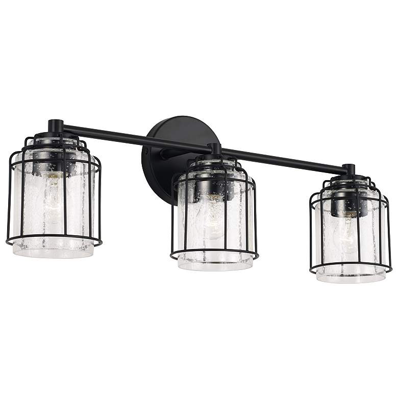 Image 1 Capital Lighting Harmon 3 Light Vanity Matte Black
