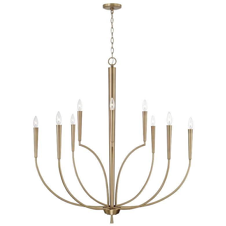 Image 2 Capital Lighting Holden 40" Wide Aged Brass 10-Light Chandelier