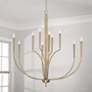3_Capital Lighting Holden 40" Wide Aged Brass 10-Light Chandelier more views
