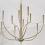 4_Capital Lighting Holden 40" Wide Aged Brass 10-Light Chandelier more views