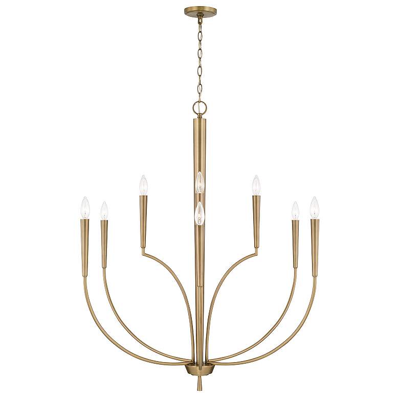 Image 5 Capital Lighting Holden 40" Wide Aged Brass 10-Light Chandelier more views