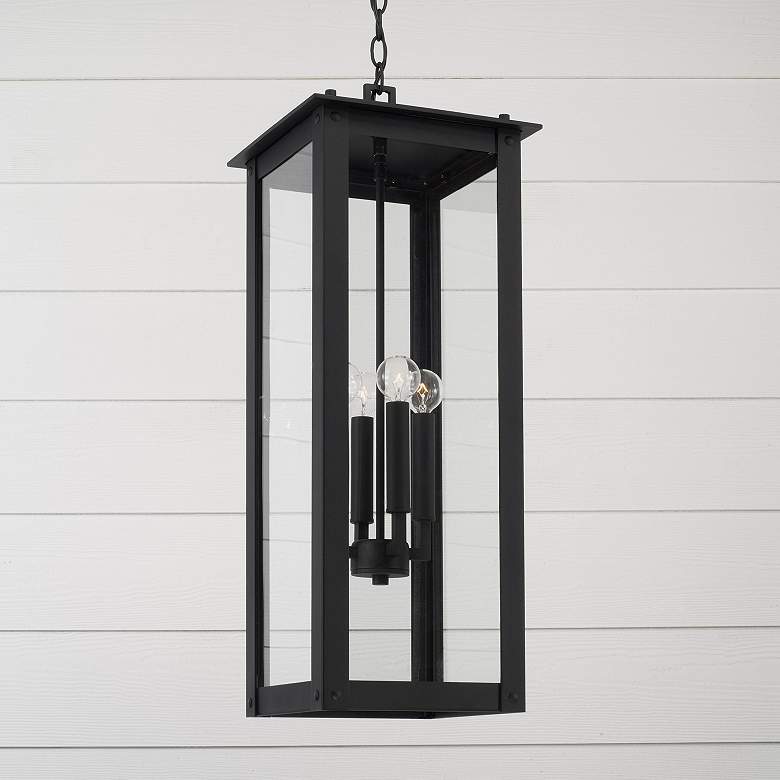 Image 1 Capital Lighting Hunt 4 Light Outdoor 11" Black
