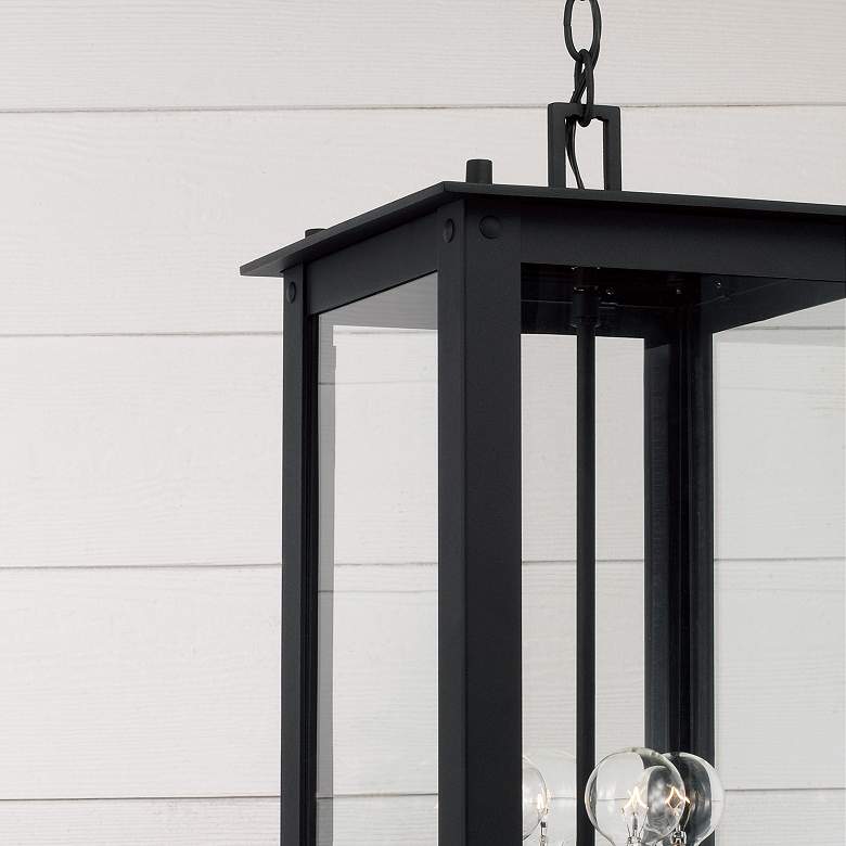 Image 3 Capital Lighting Hunt 4 Light Outdoor 11" Black more views