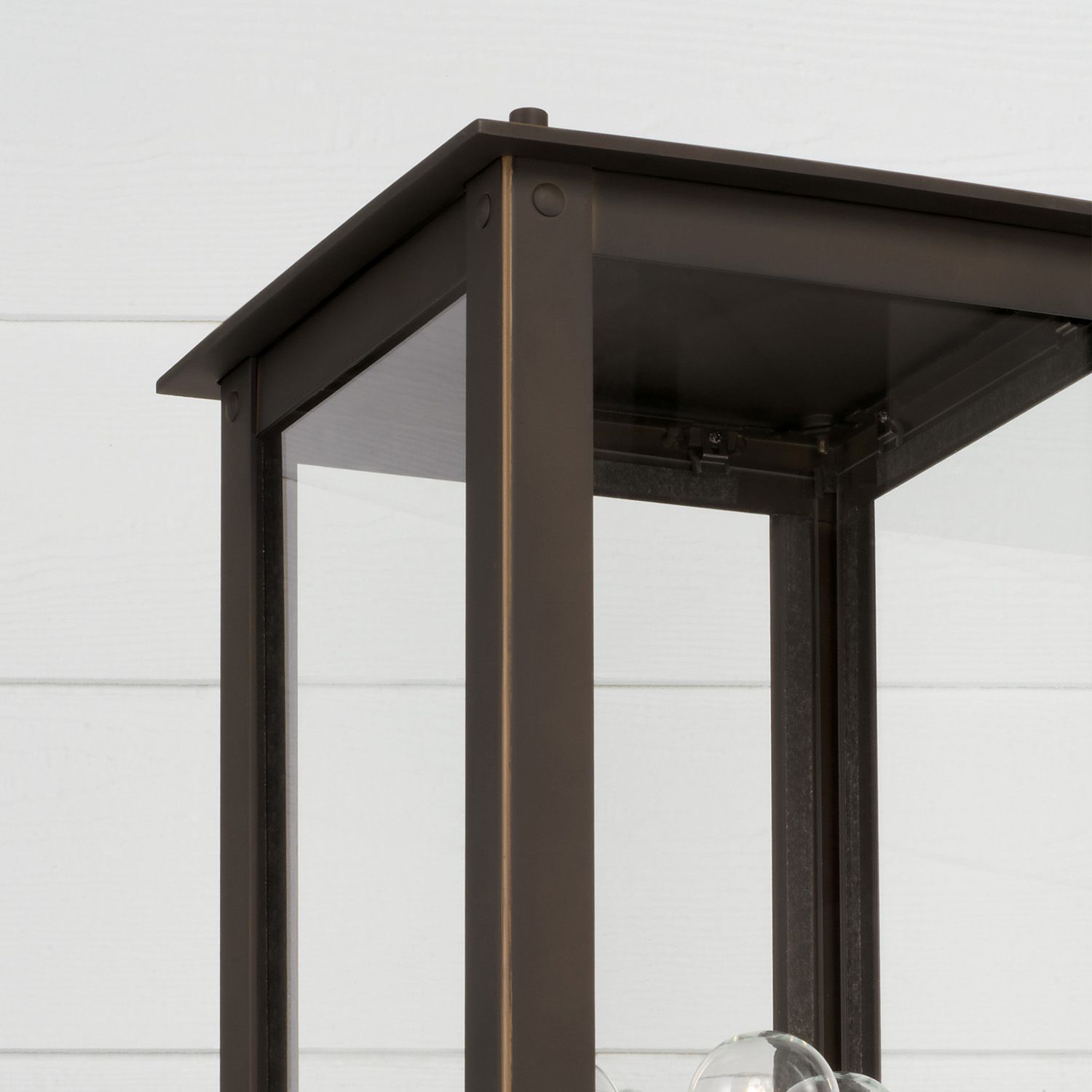 Image 3 Capital Lighting Hunt 4 Light Outdoor Post lantern 11" Oiled Bronze more views