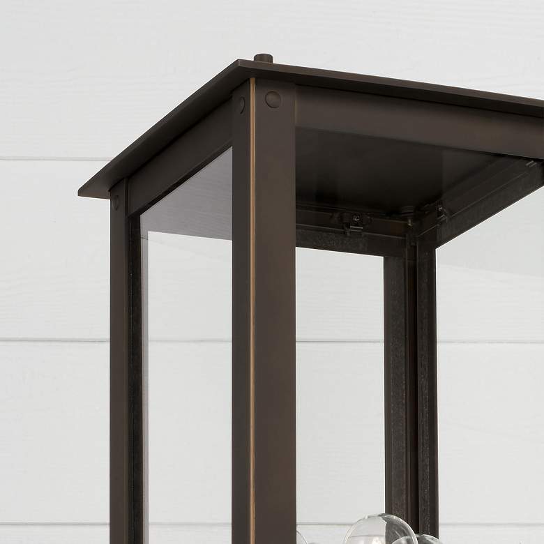 Image 3 Capital Lighting Hunt 4 Light Outdoor Post Lantern Oiled Bronze more views