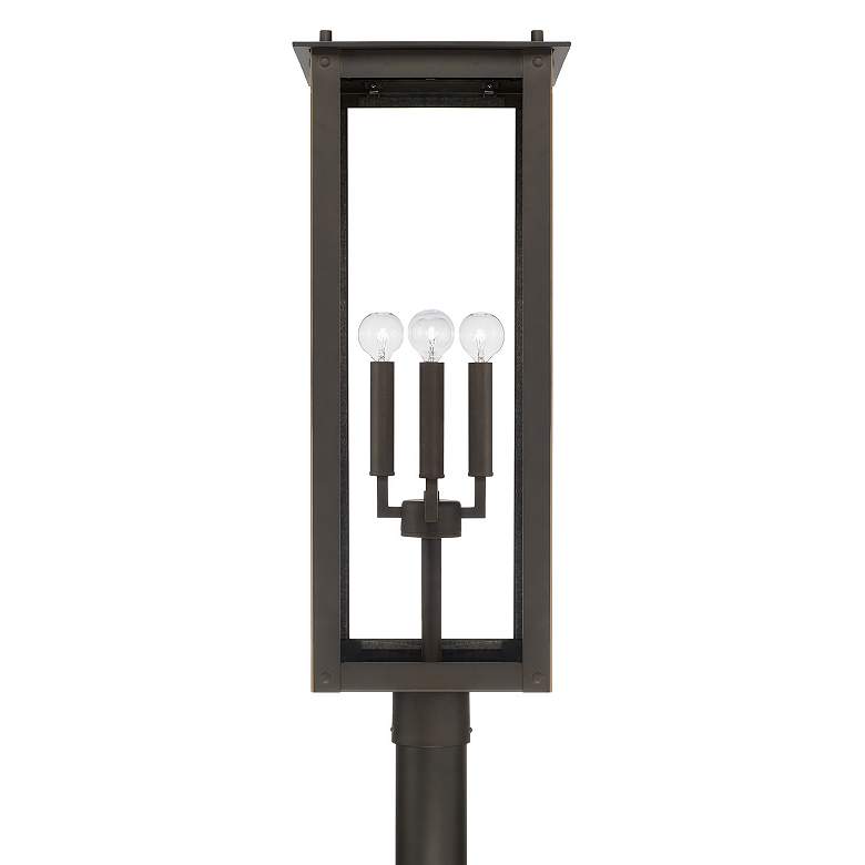 Image 4 Capital Lighting Hunt 4 Light Outdoor Post Lantern Oiled Bronze more views