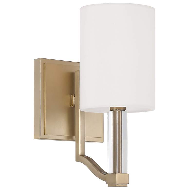 Image 1 Capital Lighting Ingrid 1 Light Sconce 5" Matte Brass