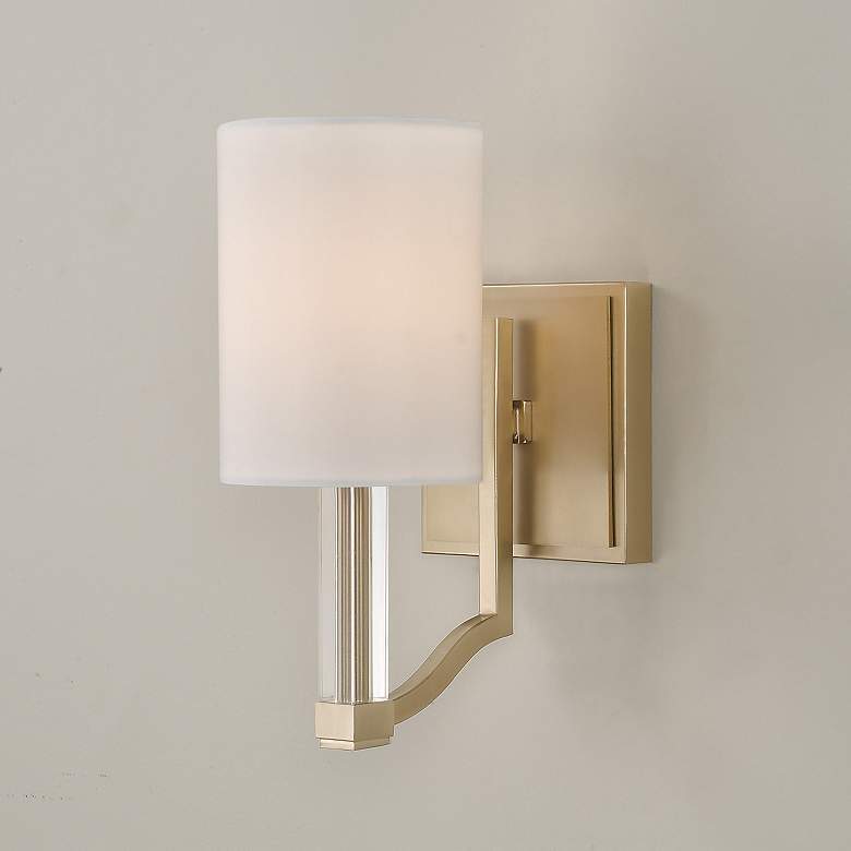 Image 1 Capital Lighting Ingrid 1 Light Sconce 5" Matte Brass