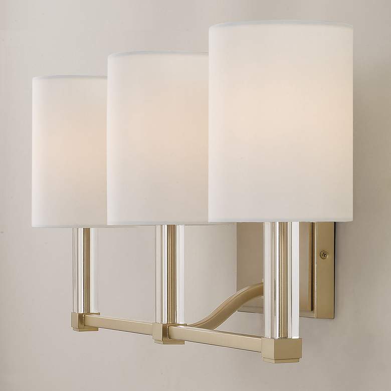 Image 4 Capital Lighting Ingrid 3 Light Vanity 24" Matte Brass more views