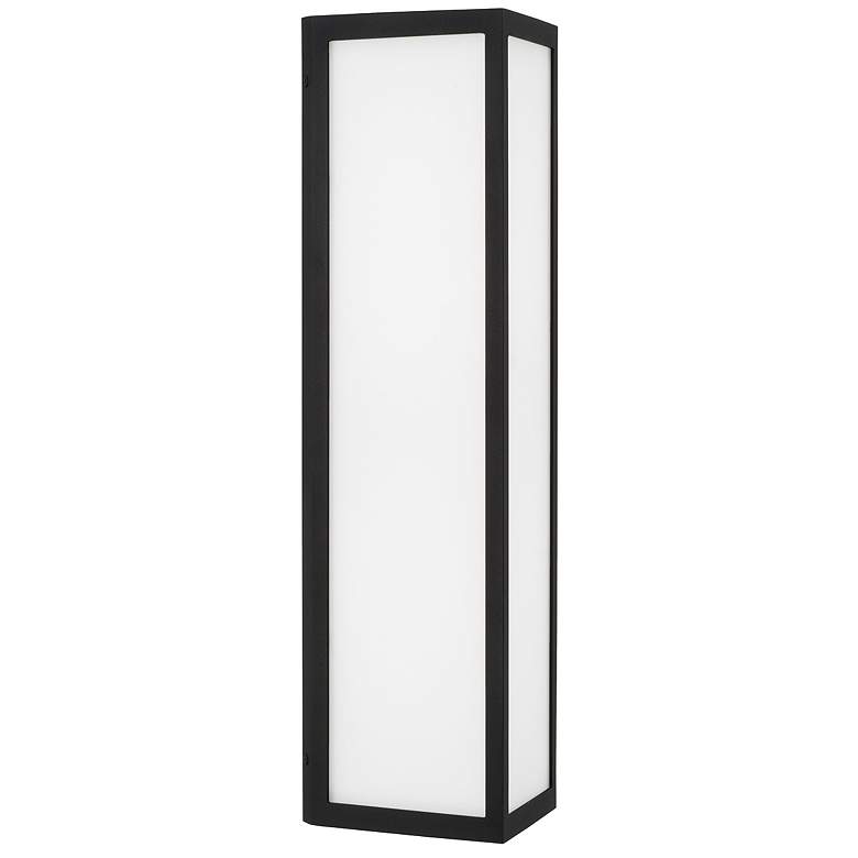 Image 1 Capital Lighting Irvin 2 Light Outdoor Medium Wall Lantern 7.5" Black