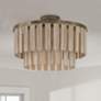 Thumbnail1 of Capital Lighting Jada 1 Light Semi Flush 20" Dark Brass