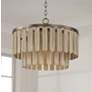 Thumbnail3 of Capital Lighting Jada 1 Light Semi Flush 20" Dark Brass more views