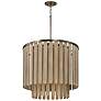 Thumbnail2 of Capital Lighting Jada 5 Light Pendant 24" Dark Brass