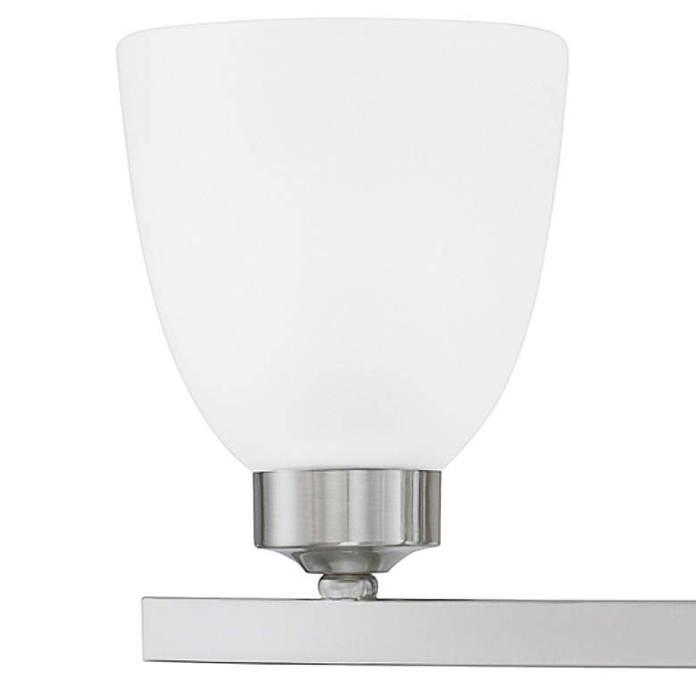 Image 2 Capital Lighting Jameson 21" Brushed Nickel 3-Light Vanity Bath Light more views