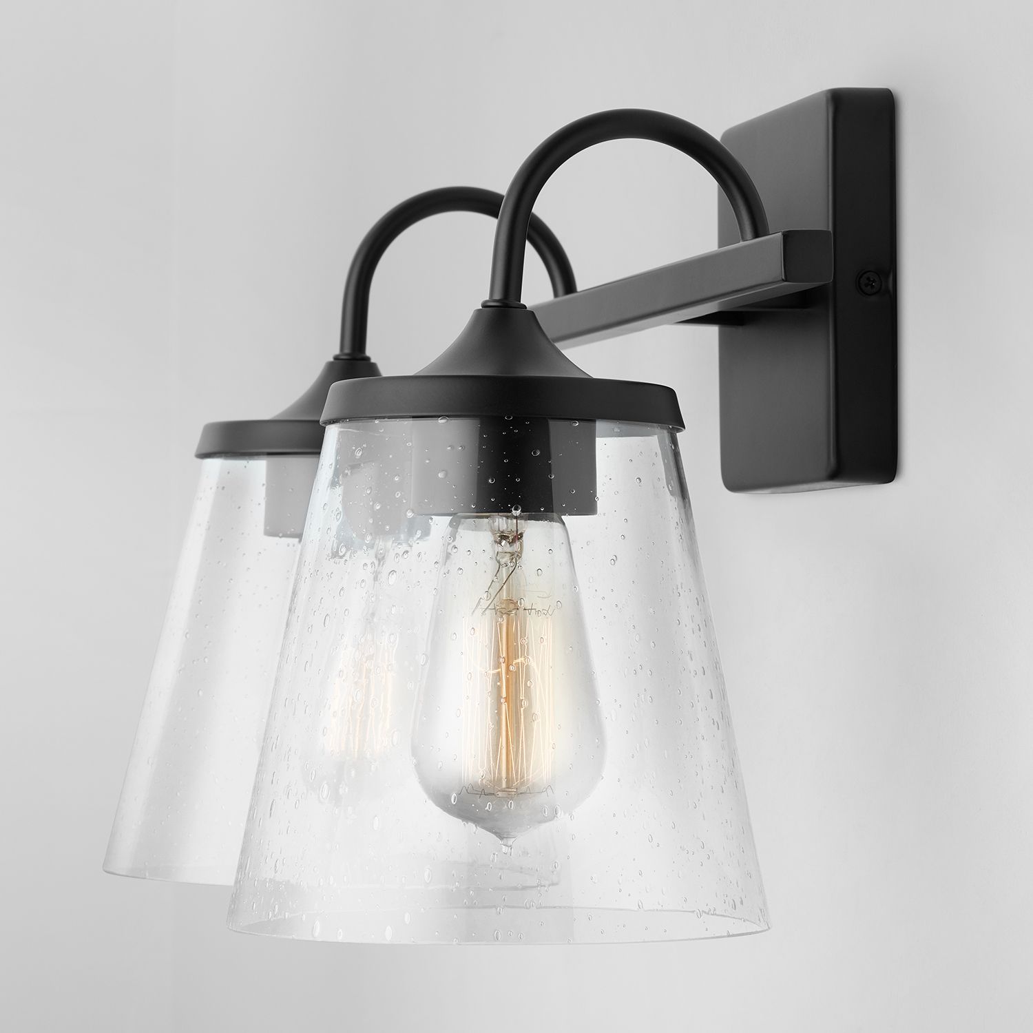 Image 3 Capital Lighting Jayne 2 Light Vanity 15.25" Matte Black more views