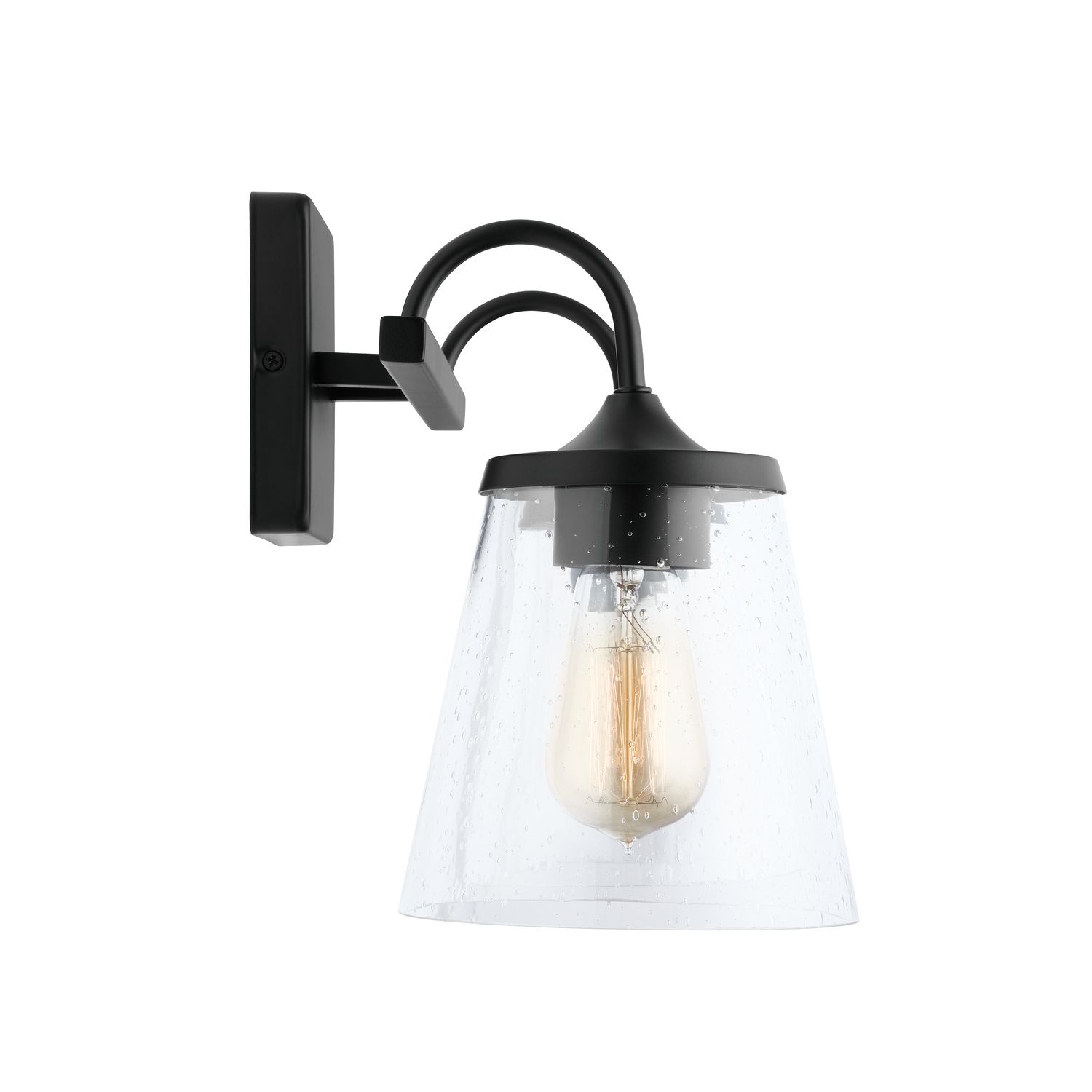 Image 4 Capital Lighting Jayne 2 Light Vanity 15.25" Matte Black more views