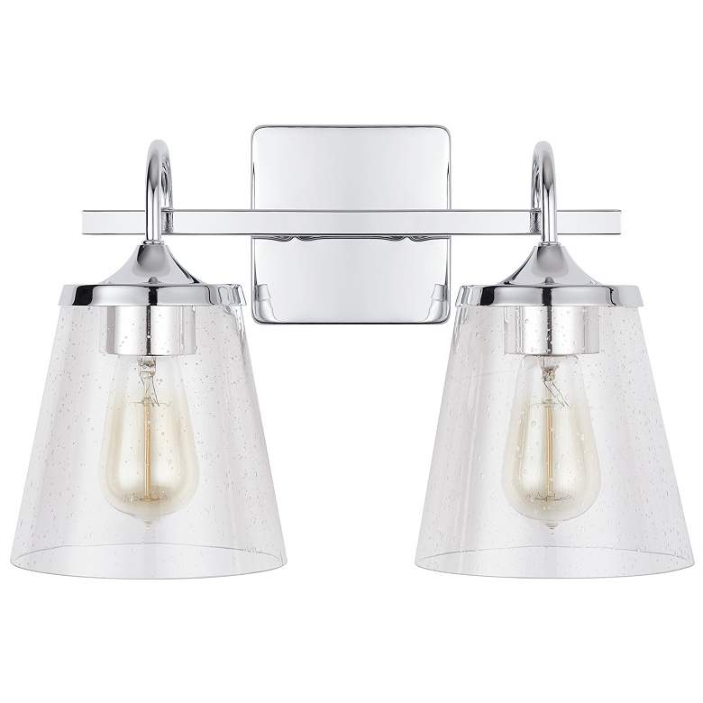 Image 1 Capital Lighting Jayne 2 Light Vanity Chrome