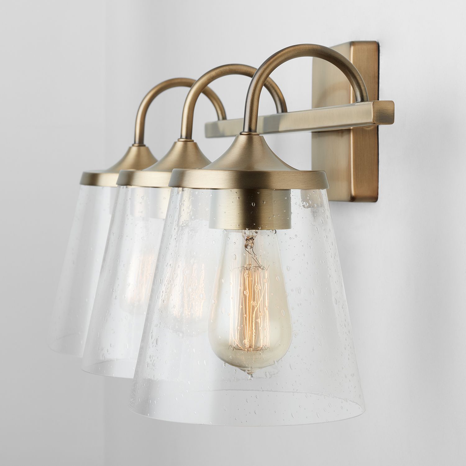 Image 3 Capital Lighting Jayne 3 Light Vanity 24.25" Aged Brass more views