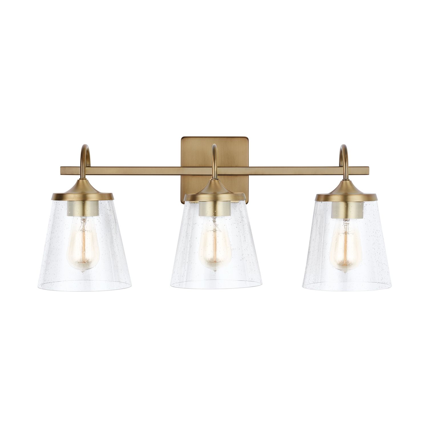 Image 5 Capital Lighting Jayne 3 Light Vanity 24.25" Aged Brass more views