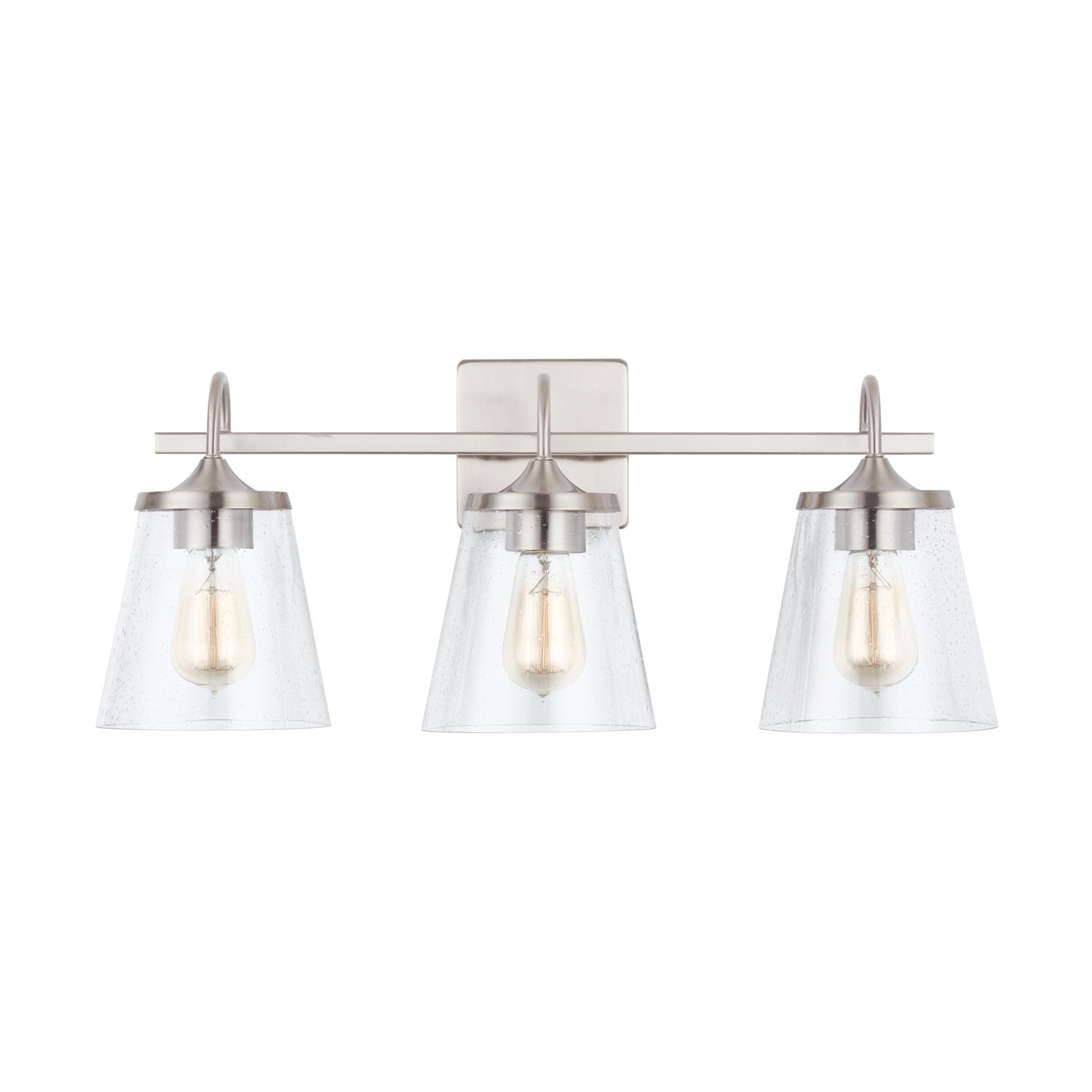 Image 5 Capital Lighting Jayne 3 Light Vanity Brushed Nickel more views