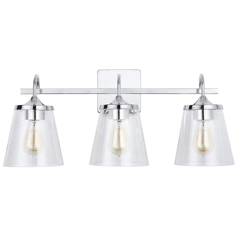 Image 1 Capital Lighting Jayne 3 Light Vanity Chrome