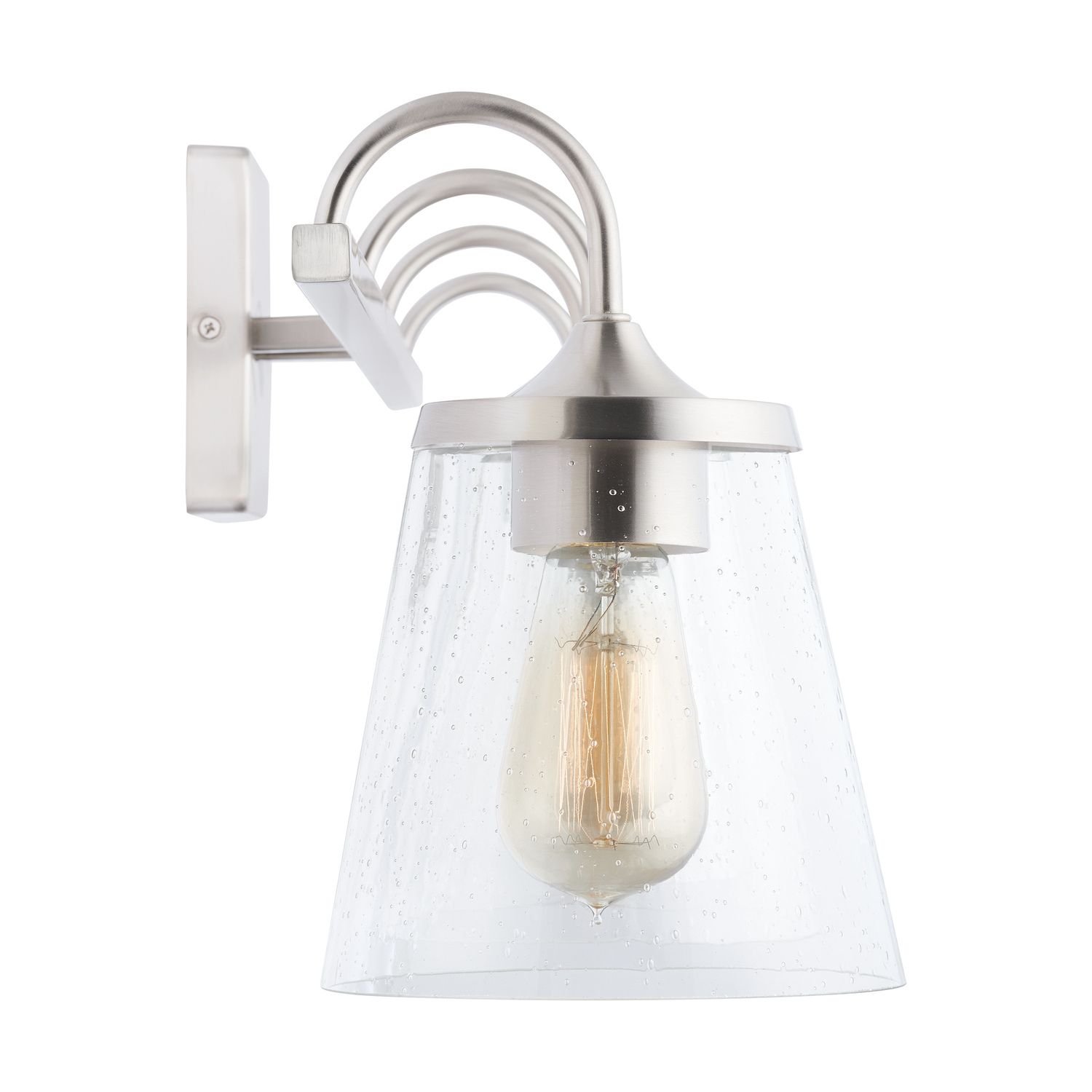 Capital Lighting Jayne 4 Light Vanity 33.25" Brushed Nickel