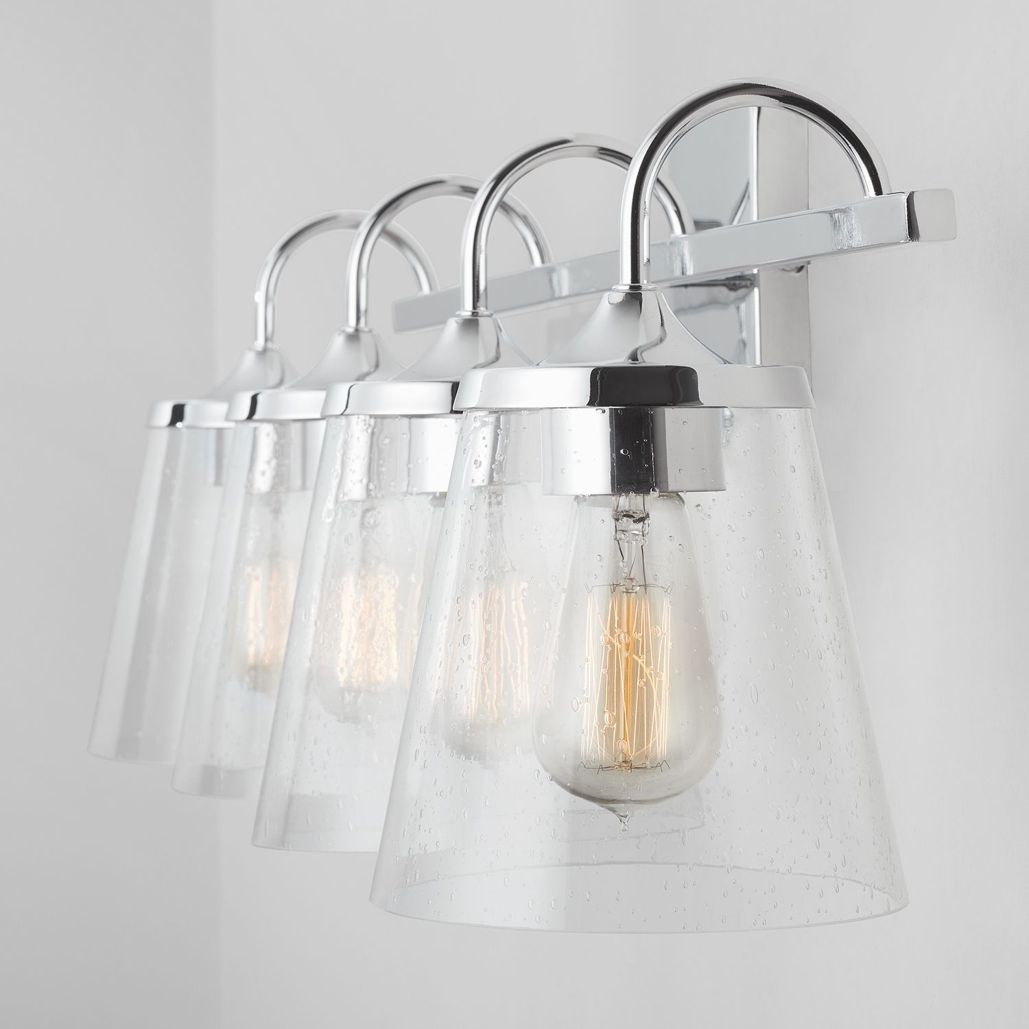 Image 3 Capital Lighting Jayne 4 Light Vanity 33.25" Chrome more views