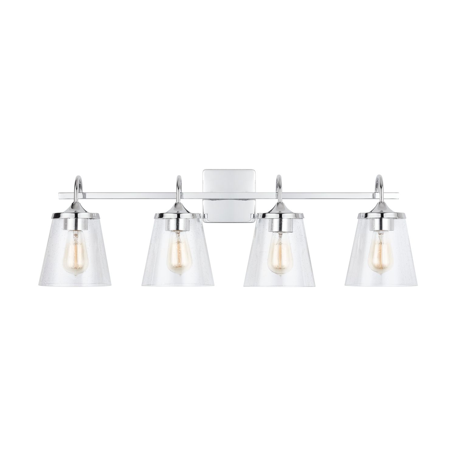 Image 6 Capital Lighting Jayne 4 Light Vanity 33.25" Chrome more views
