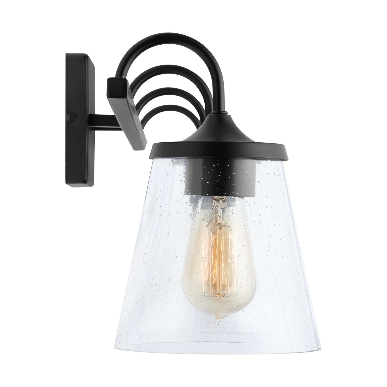 Image 5 Capital Lighting Jayne 4 Light Vanity 33.25" Matte Black more views