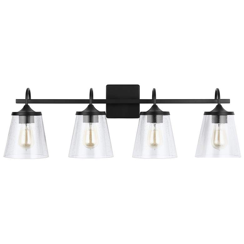 Image 1 Capital Lighting Jayne 4 Light Vanity Matte Black