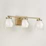 Thumbnail1 of Capital Lighting Joss 3 Light Vanity 25.5" Aged Brass