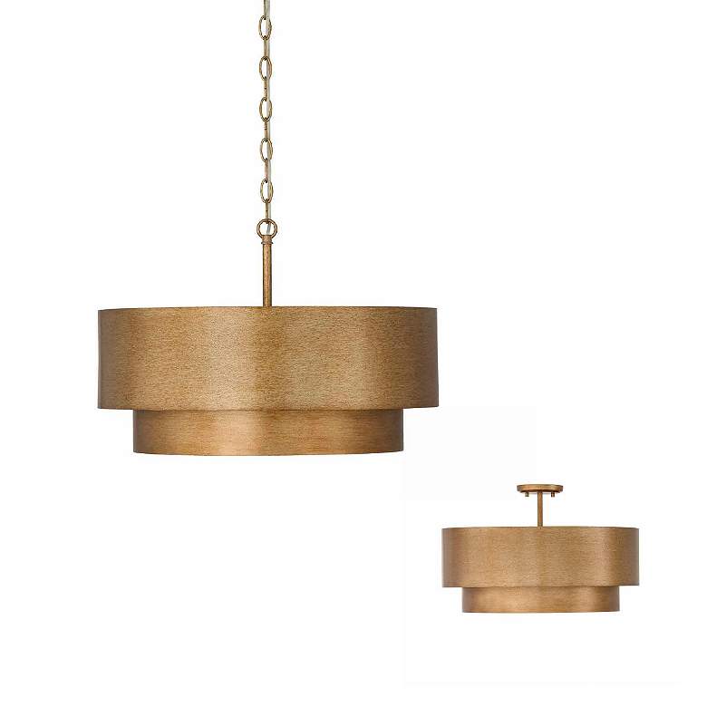 Image 3 Capital Lighting Jude 4 Light Pendant 21" Mystic Luster more views