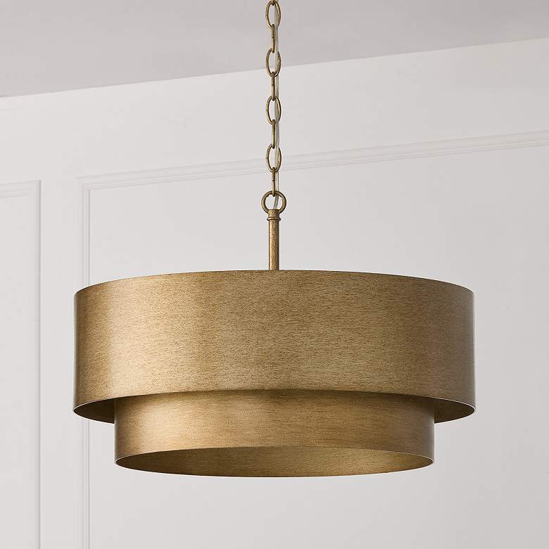 Image 4 Capital Lighting Jude 4 Light Pendant 21" Mystic Luster more views