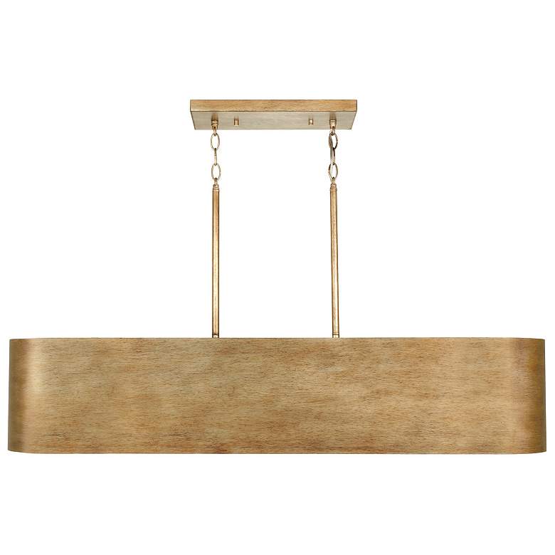 Image 1 Capital Lighting Jude 44" Wide Mystic Luster Linear Island Pendant