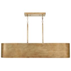 Capital Lighting Jude 44" Wide Mystic Luster Linear Island Pendant