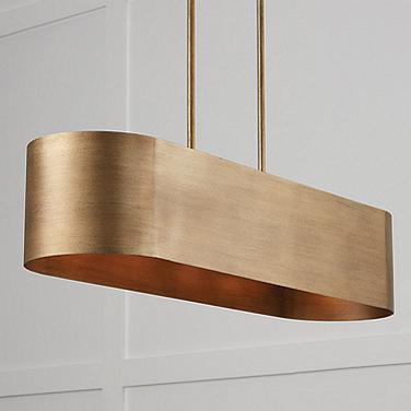 Capital Lighting Jude 44" Wide Mystic Luster Linear Island Pendant