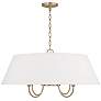 2_Capital Lighting Julia 28 1/2" Wide 4-Light Matte Brass Pendant