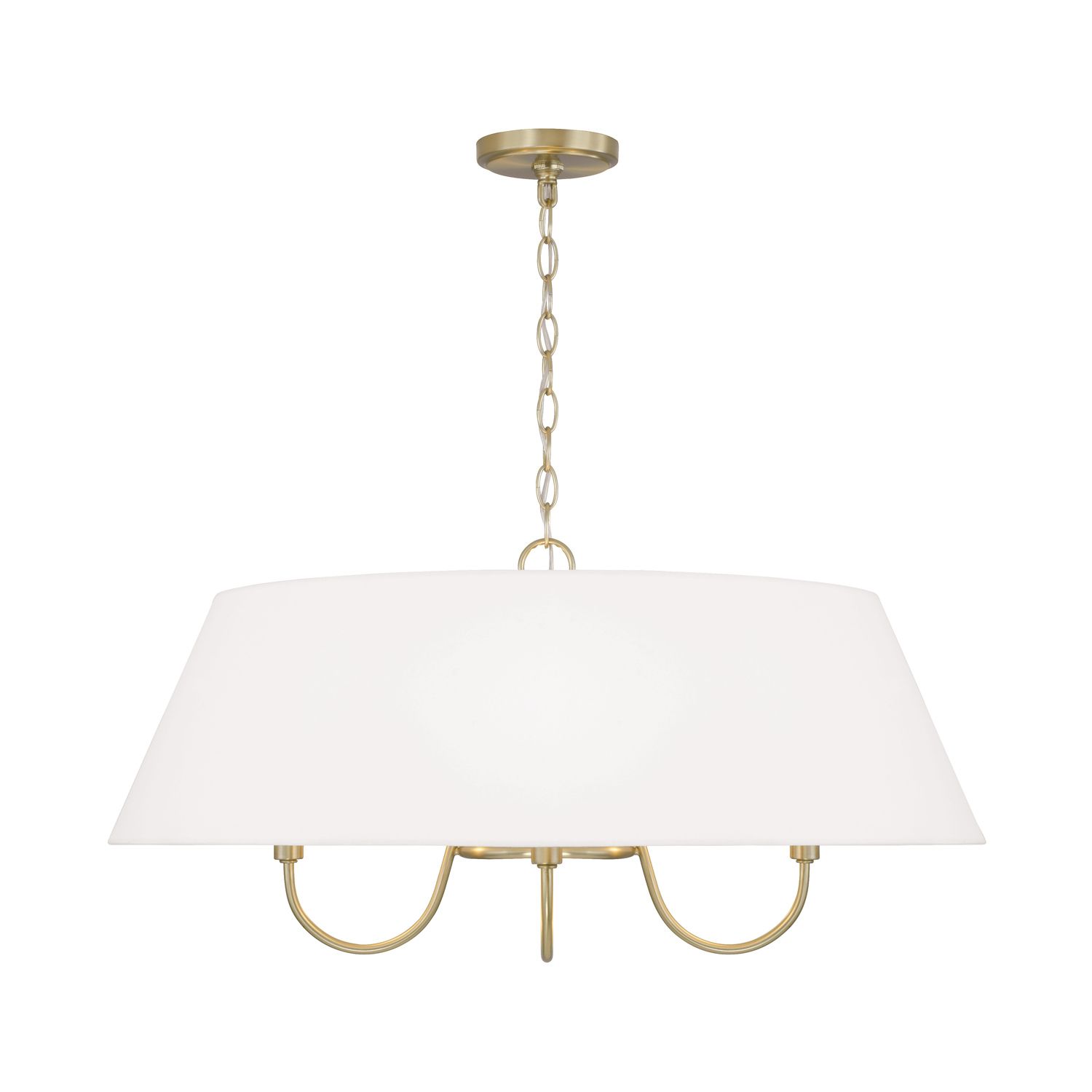 Image 4 Capital Lighting Julia 28 1/2" Wide 4-Light Matte Brass Pendant more views