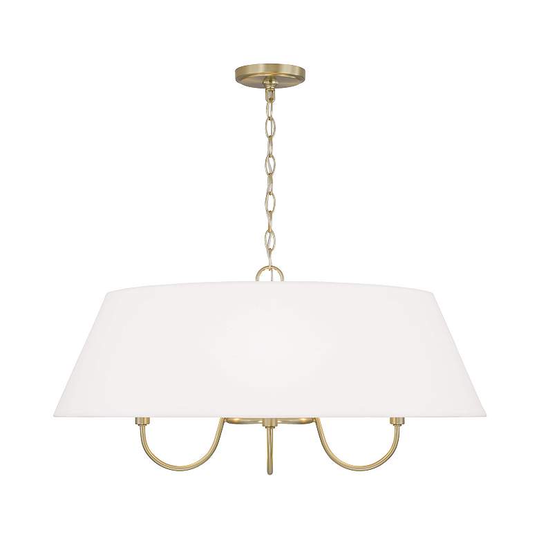 Image 4 Capital Lighting Julia 28 1/2" Wide 4-Light Matte Brass Pendant more views