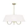 4_Capital Lighting Julia 28 1/2" Wide 4-Light Matte Brass Pendant more views